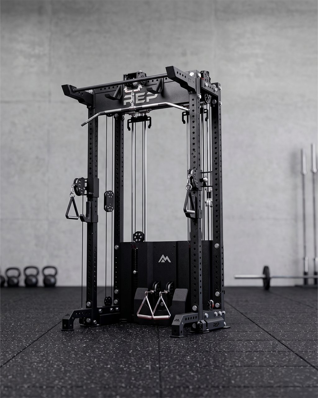 Compact- 4 Post - Metallic Black 93" Height  Ares 2.0