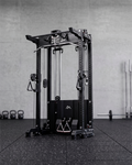 Compact- 4 Post - Metallic Black 93" Height  Ares 2.0