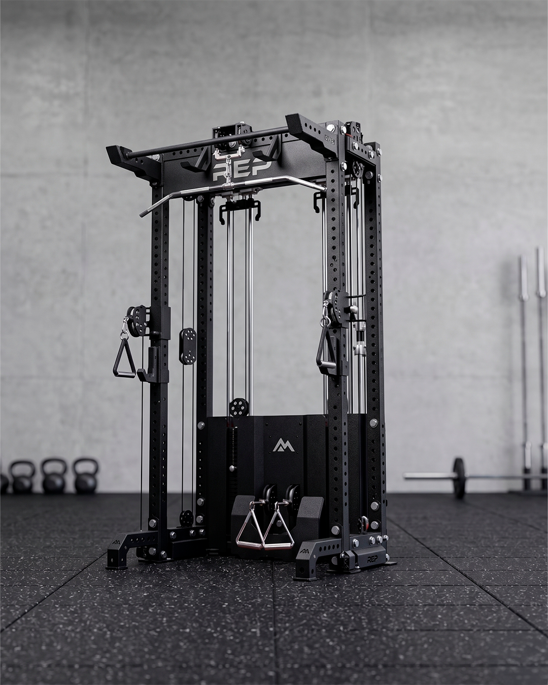 Compact- 4 Post - Metallic Black 93" Height  Ares 2.0