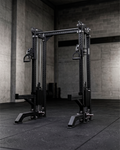 Compact- 4 Post - Metallic Black 80" Height  Athena