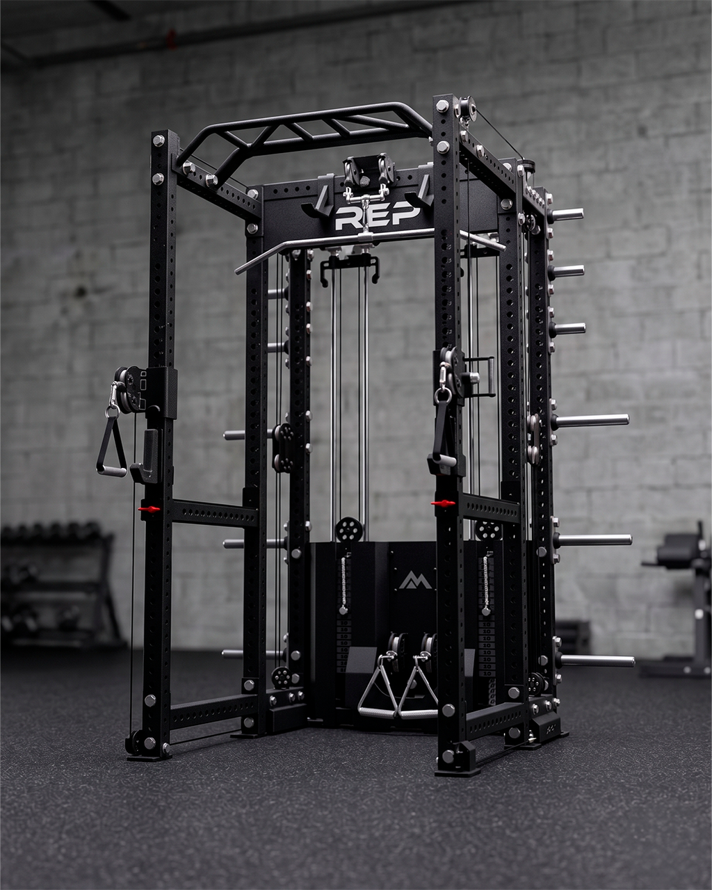 Best- 6 Post - Metallic Black 93"" Height  30"" Depth Ares 2.0