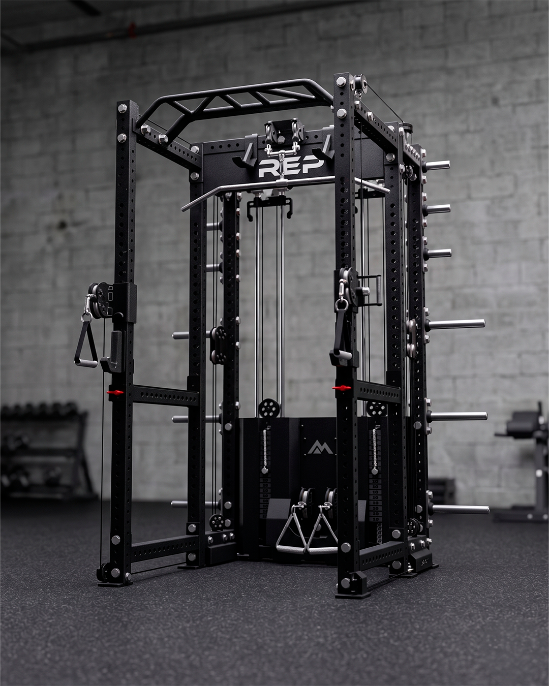 Best- 6 Post - Metallic Black 93"" Height  30"" Depth Ares 2.0