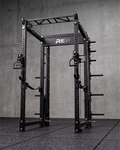 Better - 6 Post - Metallic Black 93"" Height  41"" Depth Athena