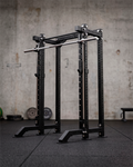 Compact- 4 Post - Metallic Black 80" Height  Smith Machine (Outside)