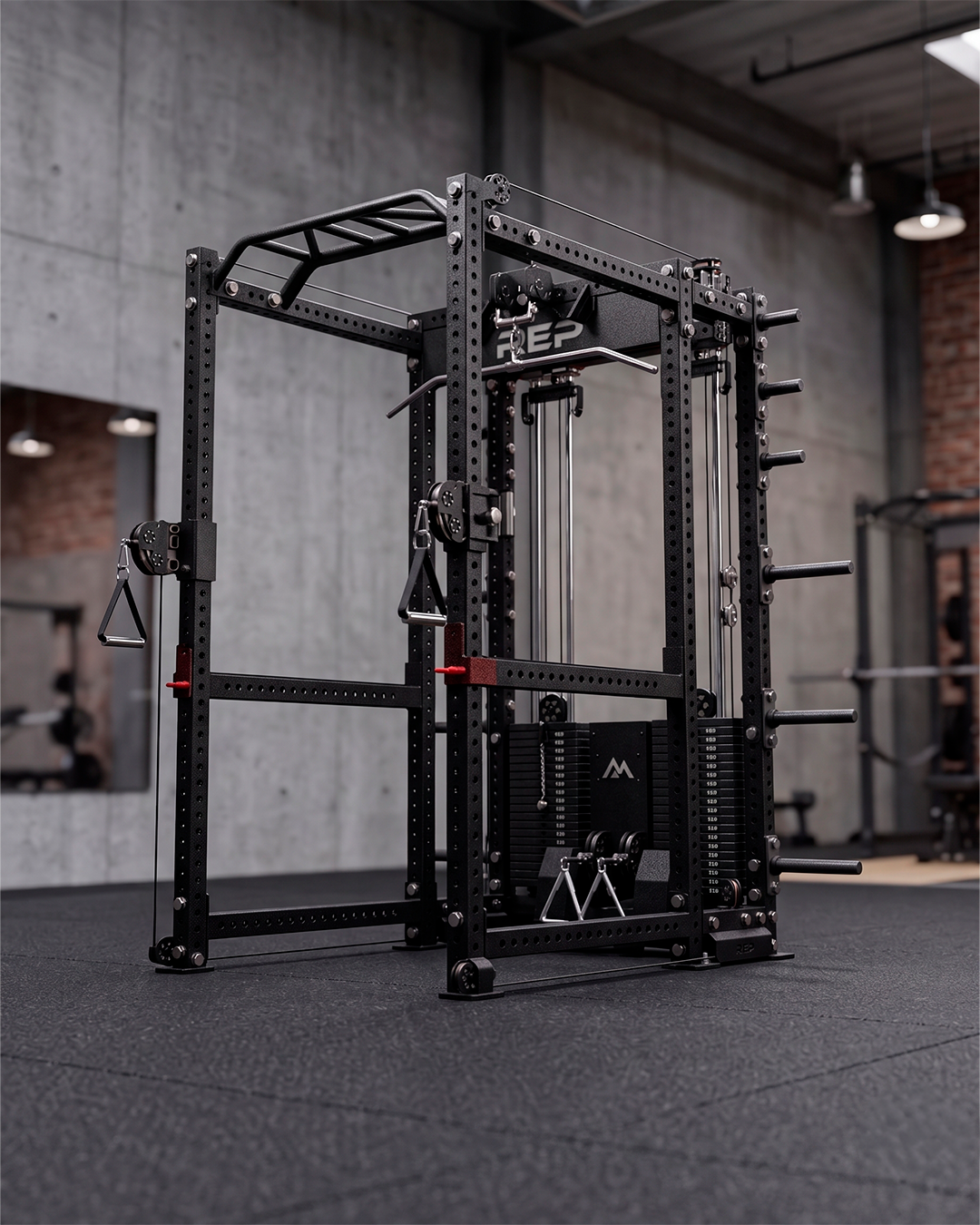 Best- 6 Post - Metallic Black 93"" Height  41"" Depth Ares 2.0