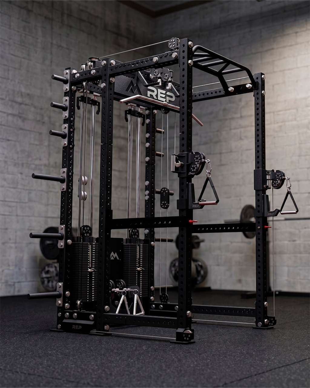 Best- 6 Post - Metallic Black 93"" Height  30"" Depth Ares 2.0