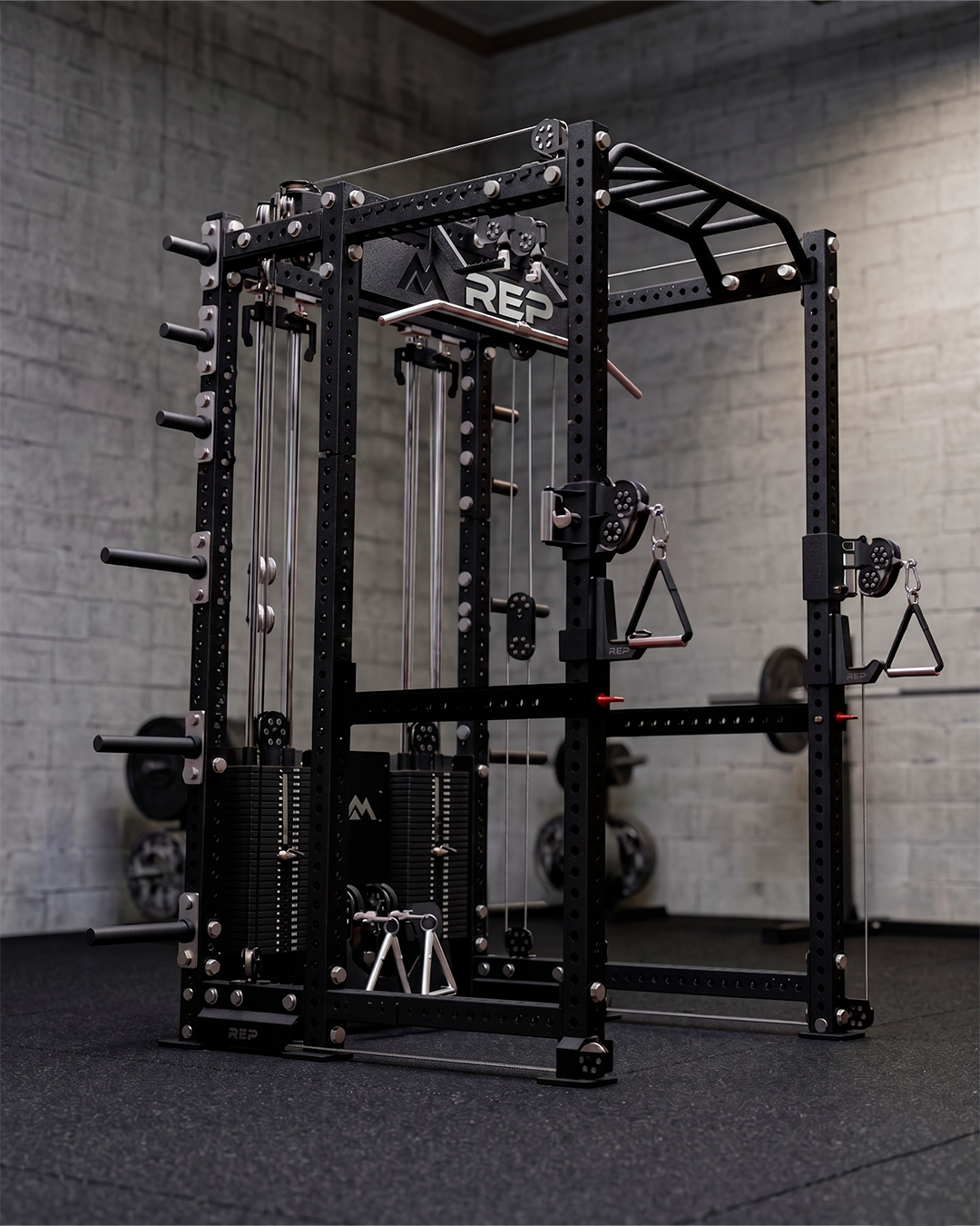 Best- 6 Post - Metallic Black 93"" Height  30"" Depth Ares 2.0