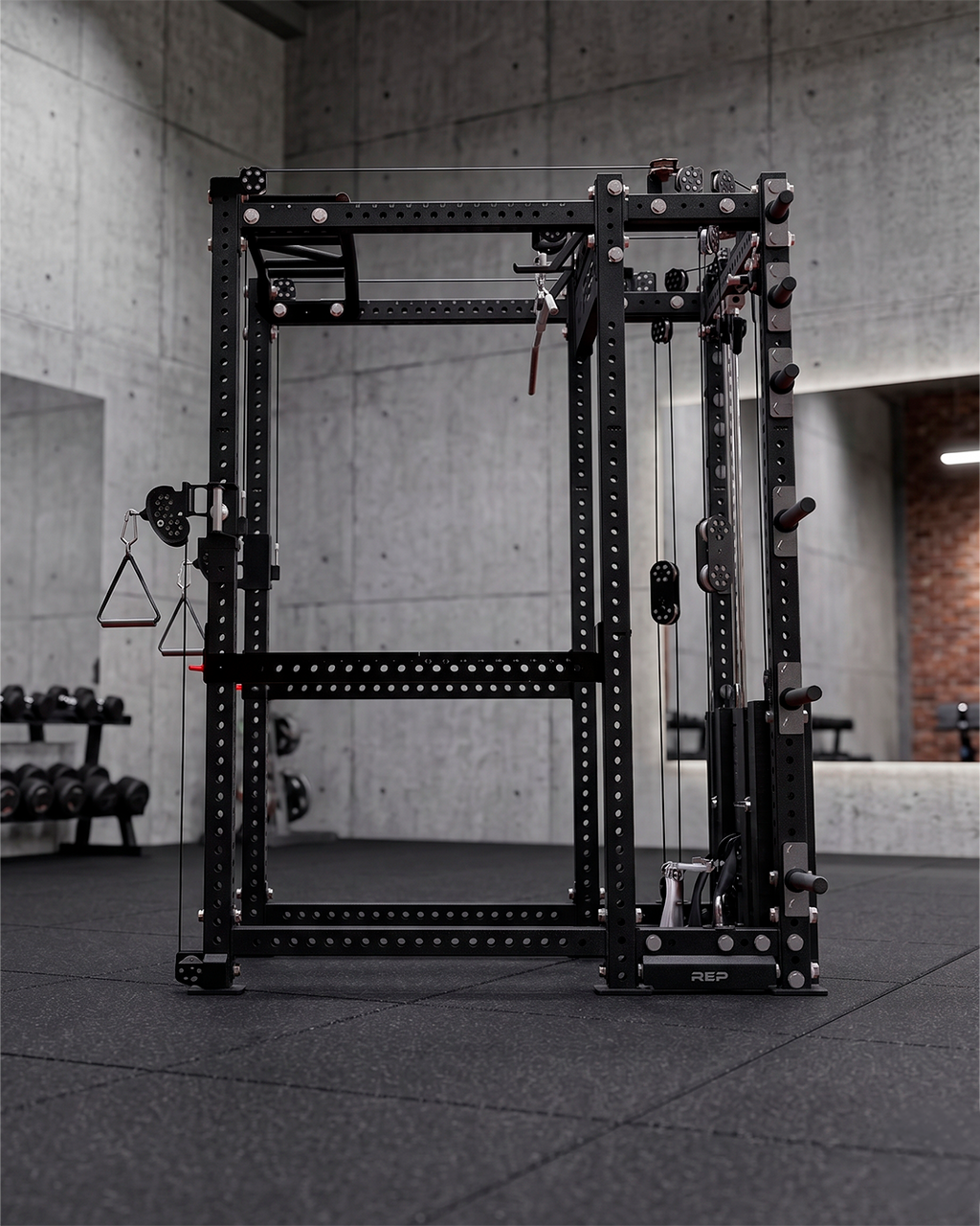 Best- 6 Post - Metallic Black 93"" Height  41"" Depth Ares 2.0