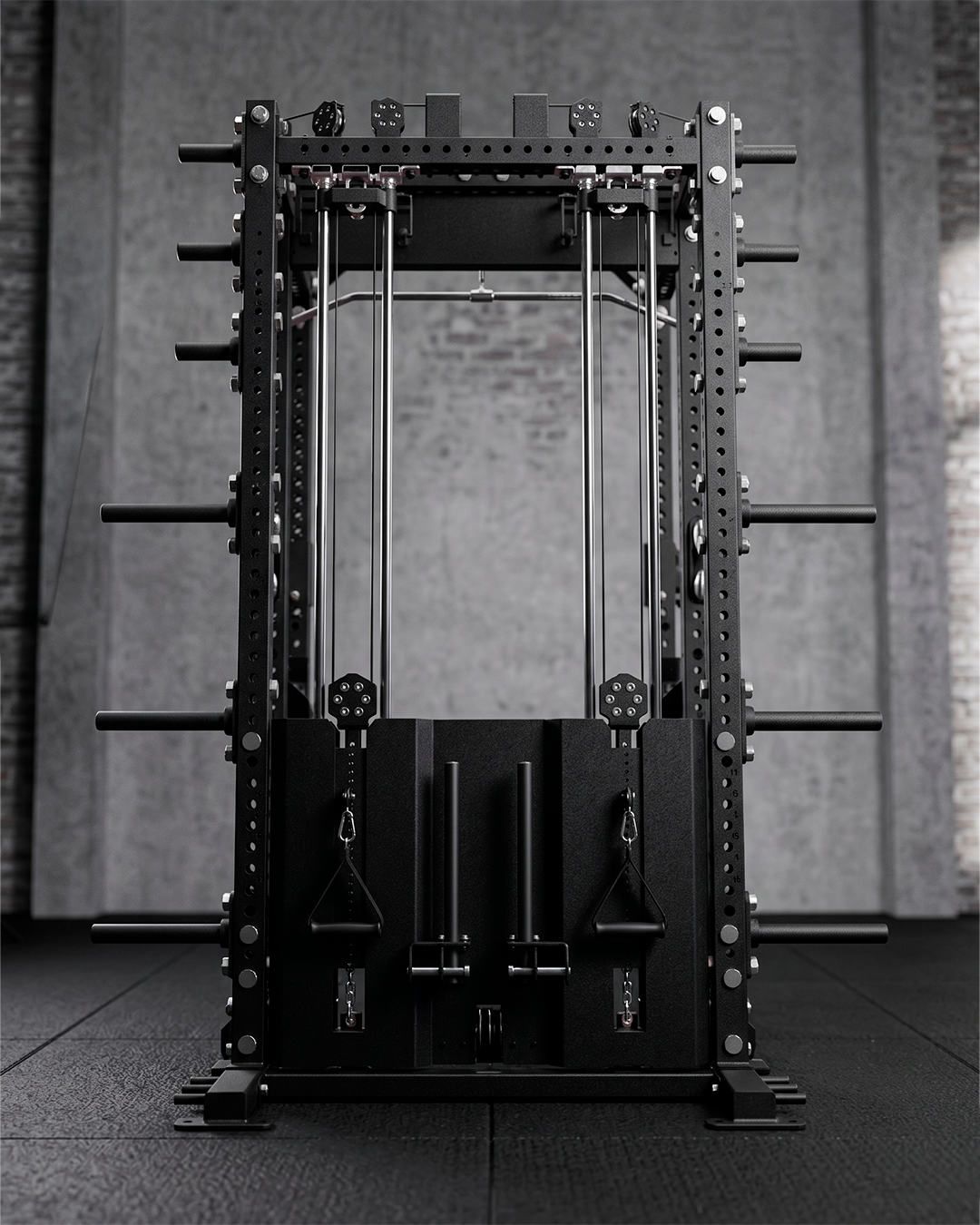 Best- 6 Post - Metallic Black 93"" Height  30"" Depth Ares 2.0