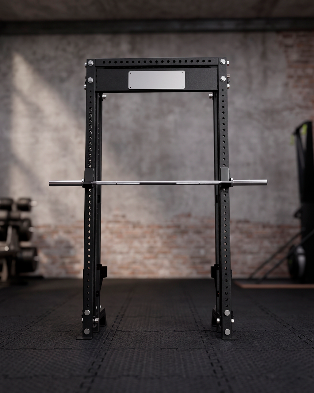 Compact- 4 Post - Metallic Black 93" Height  Smith Machine (Inside)