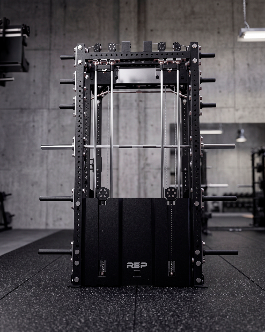 Best- 6 Post - Metallic Black 93"" Height  41"" Depth Ares 2.0