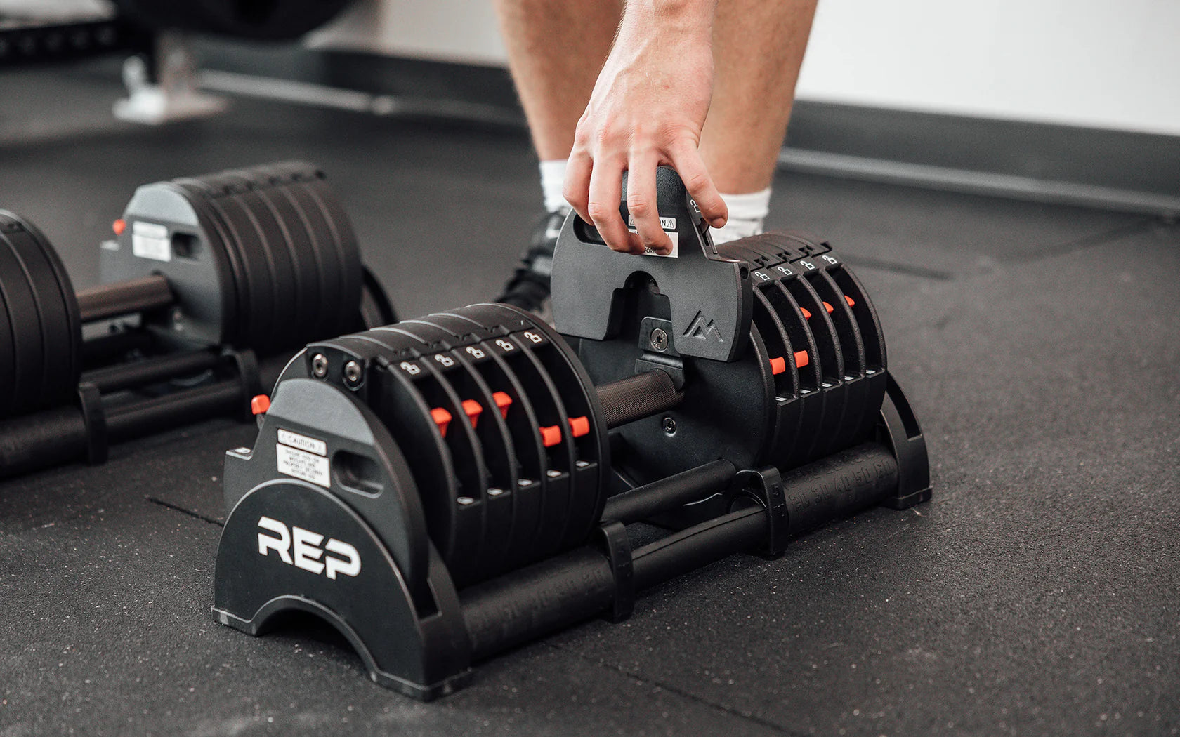 QuickDraw™Adjustable Dumbbell Pair