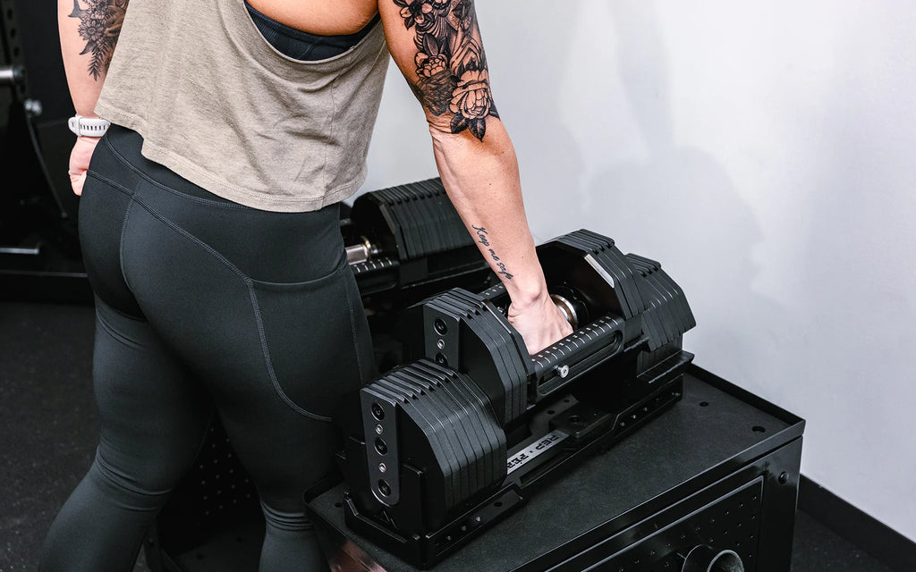 Dumbbell Storage Cart with Hooks