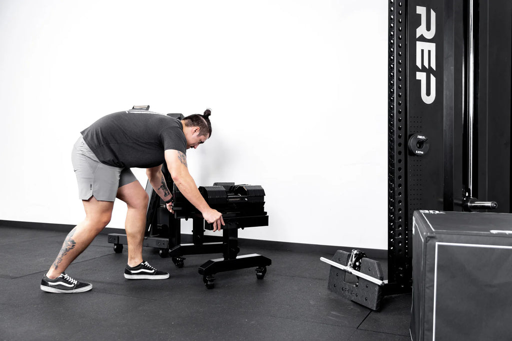 REP® x PÉPIN™ FAST Series™ REP® Adjustable Dumbbell Stand