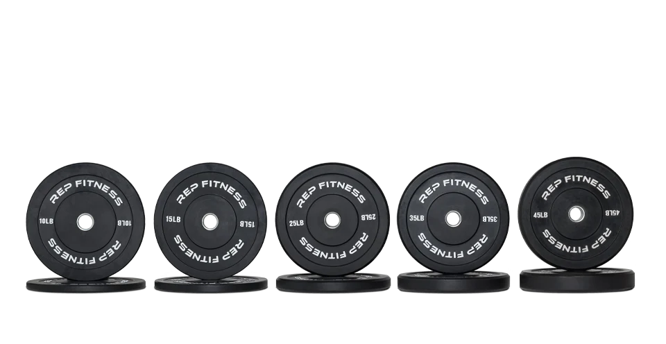 Black Bumper Plates SET