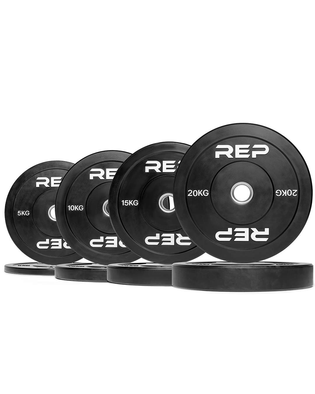 Black Bumper Plates SET