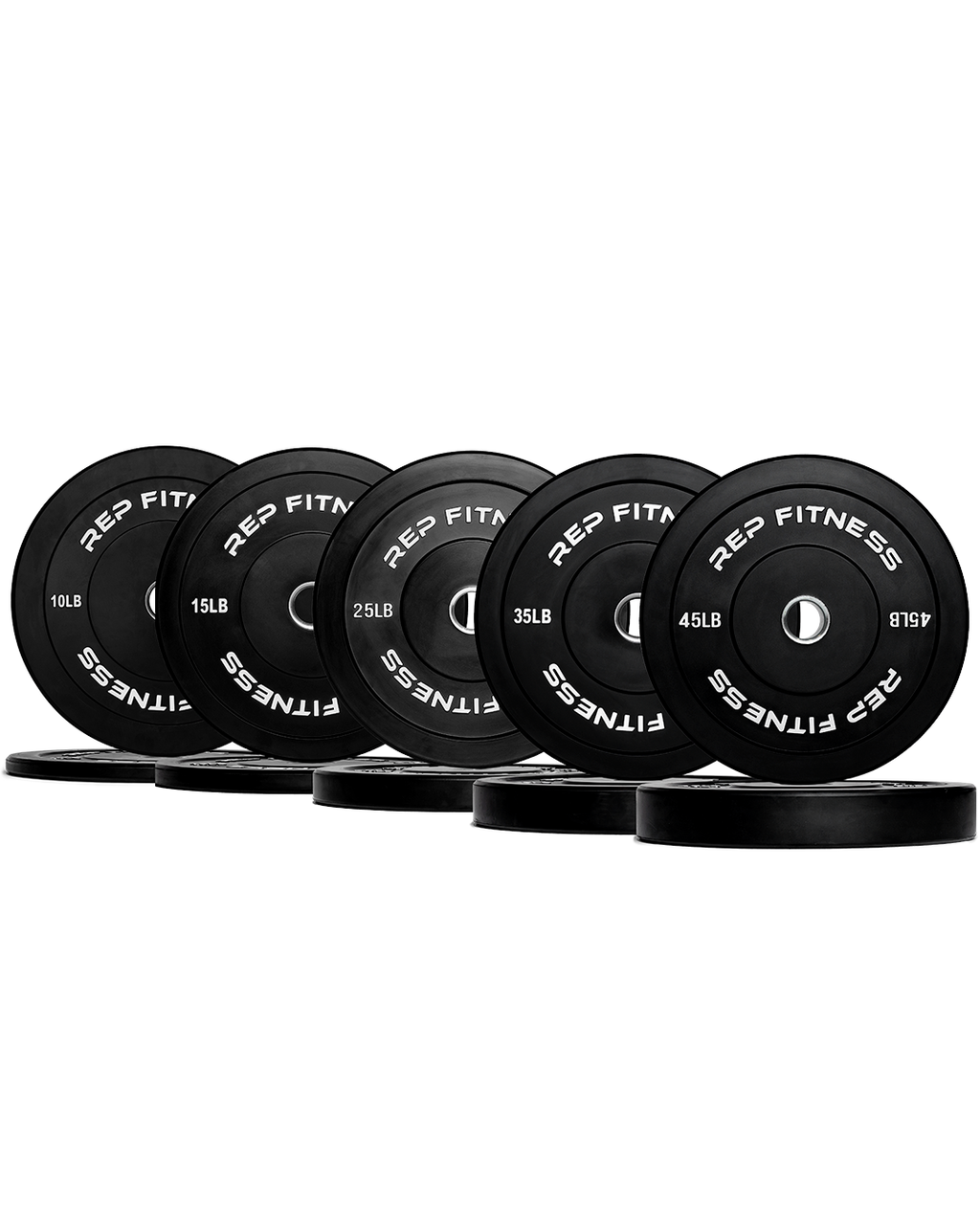 Black Bumper Plates SET