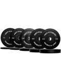 Black Bumper Plates SET