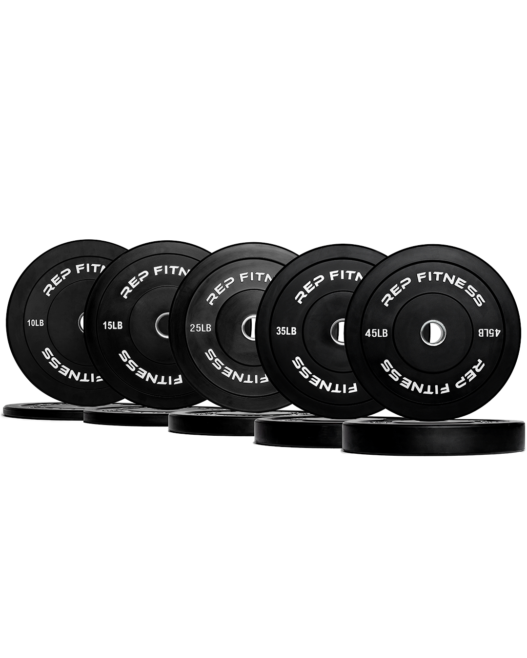 Black Bumper Plates SET