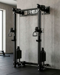 Compact- 4 Post - Metallic Black Wall Mount Athena