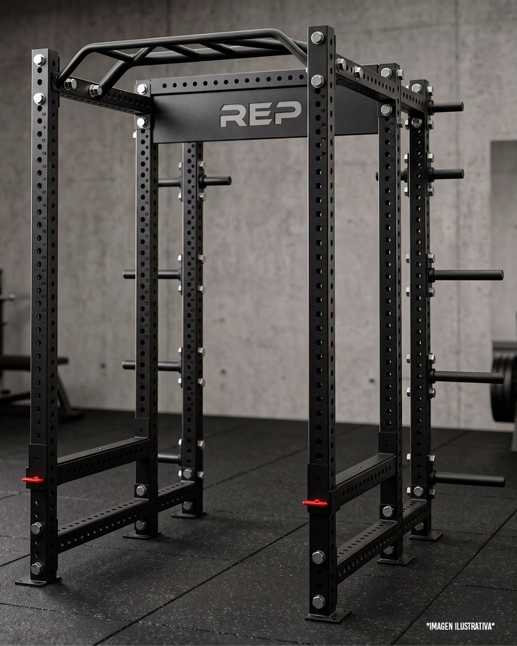 Good - 6 Post - Metallic Black 80" Height  30" Depth