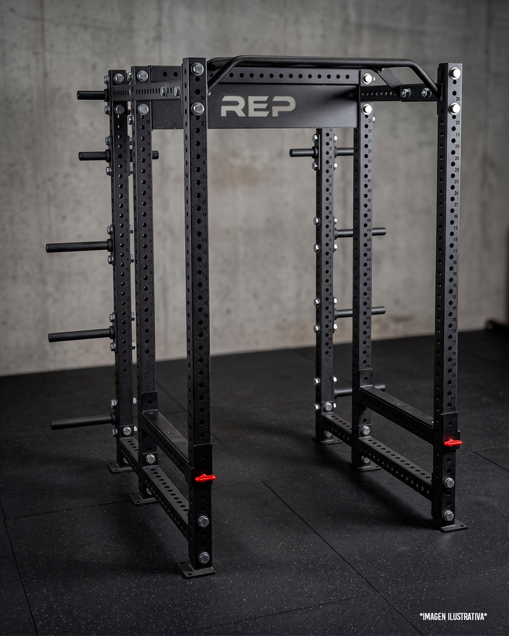 Good - 6 Post - Metallic Black 80" Height  30" Depth